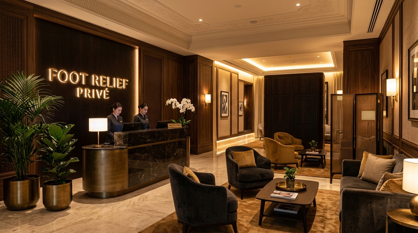 Foot Relief Privé Luxury Lounge at Vittal Mallya Road