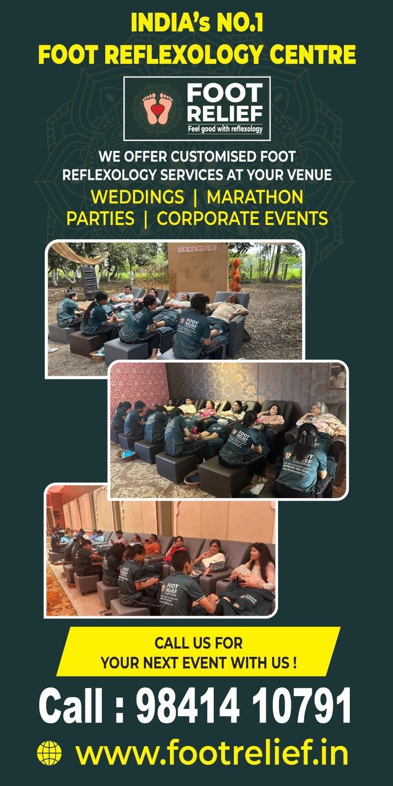 Foot Relief Event Services Poster