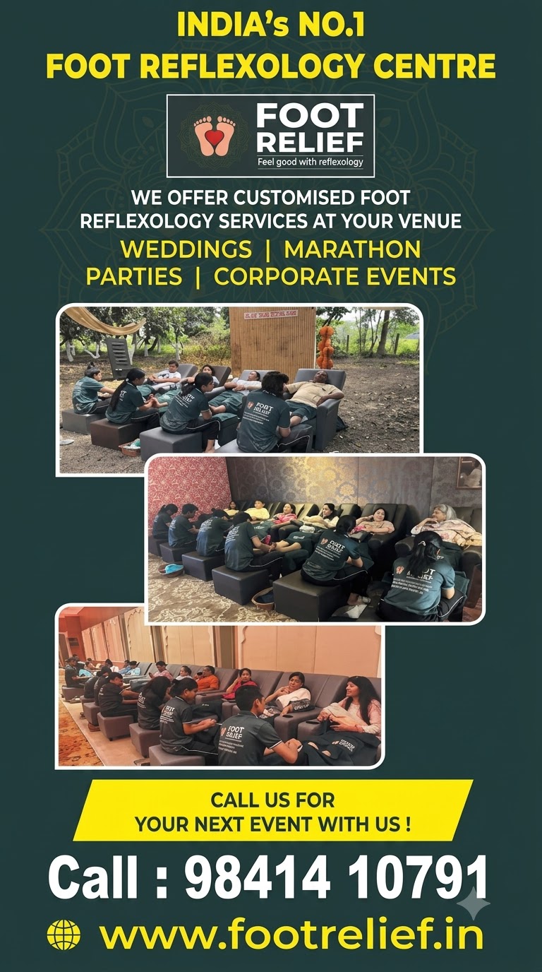 Foot Relief Event Services Poster